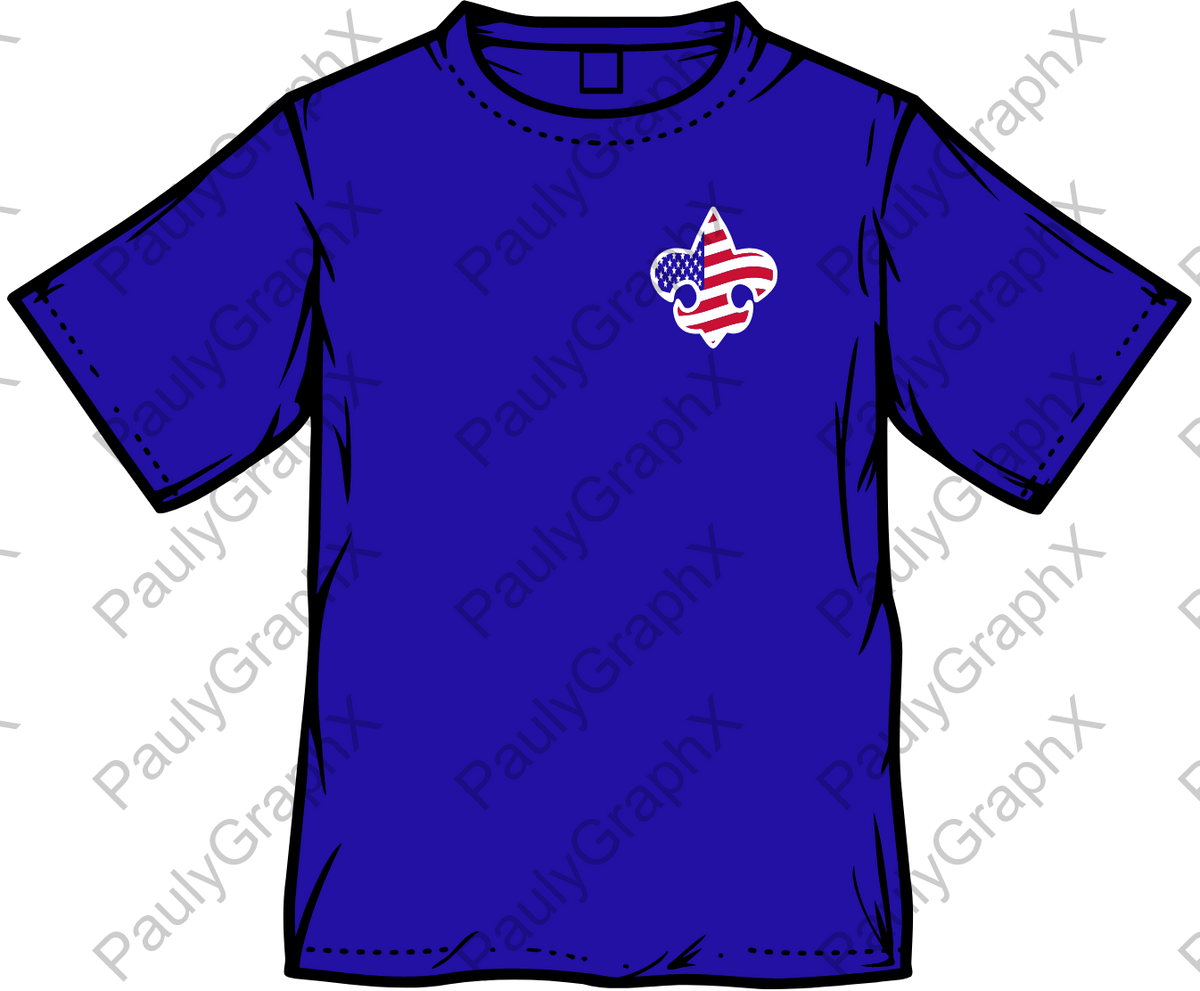 PACK 15 T-Shirt RWB Left Chest Logo Only