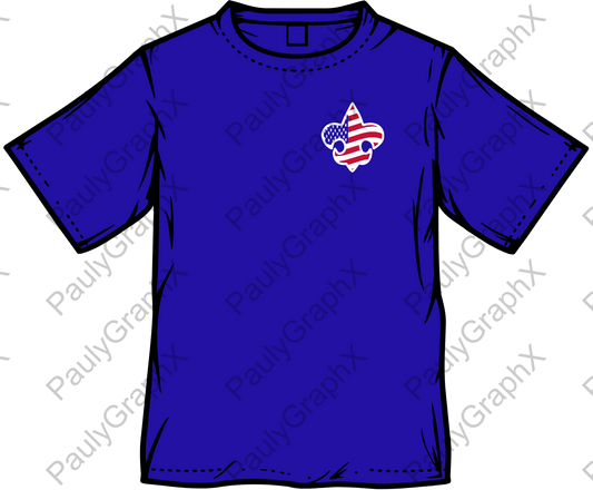 PACK 15 T-Shirt RWB Left Chest Logo Only