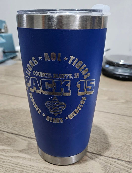 PACK 15 Tumbler Water Bottle - Personalized